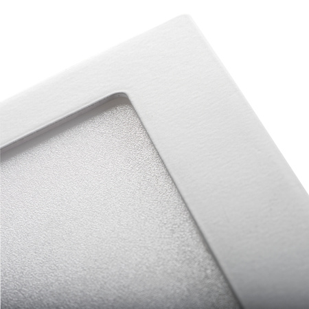 LED svítidlo pro zápustnou montáž 6W 330lm 4000K neutrální 110° čtvercová bílá KATRO Kanlux