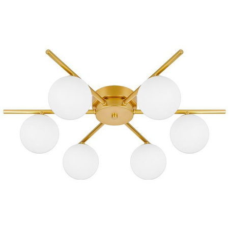 Lustr Stropní závěsné světlo Dekorativní 6x G9 Gold Bali Masterled