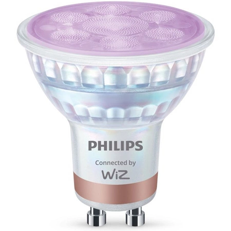 LED žárovka GU10 4,7W = 50W 2200-6500K + RGB 36° SMART WiFi Philips WiZ