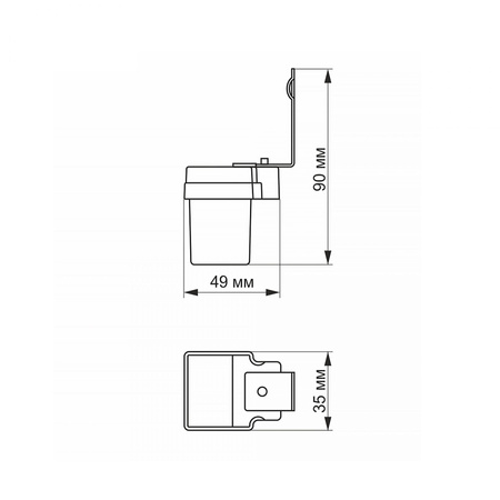 Venkovní fotometrické soumrakové čidlo 6A bílé IP44 VL-SN01 Videx