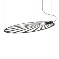 Stropní závěsné svítidlo LED LEHDET E27 110cm černé SOLLUX