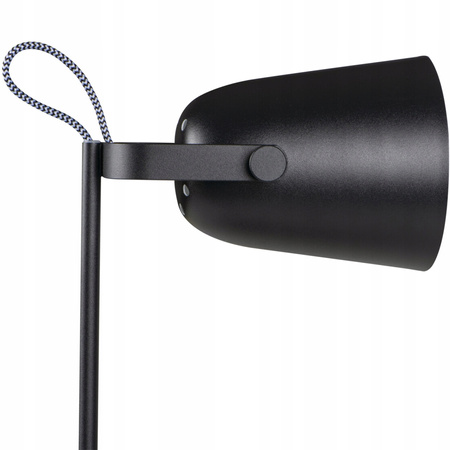 Stolní stolní lampa Školní kancelářská noční lampa Nastavitelná E27 Černá Raibo Kanlux