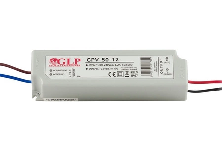VOLTAGE LED zdroj 24V 48W 2A GPV-50-24 GLP IP67 HERMETIC