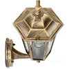 Zahradní venkovní nástěnná lampa E27 IP54 Gold LO4101 Kobi