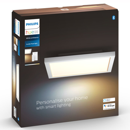 LED panel pro povrchovou montáž Aurelle White 19W CCT 30cm PHILIPS HUE Bluetooth + stmívač