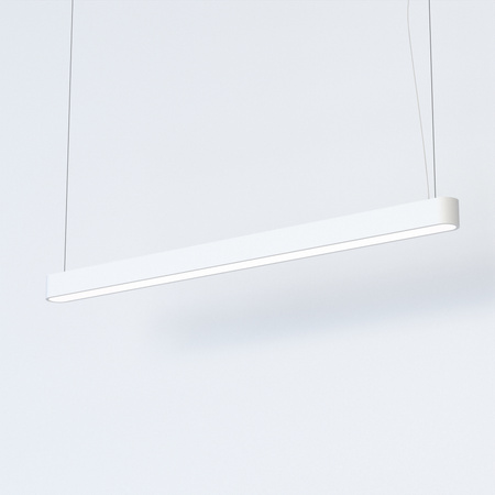 SOFT Závěsné svítidlo 7537 Nowodvorski White 2xLED Tube T8 Ceiling 120x6 Modern