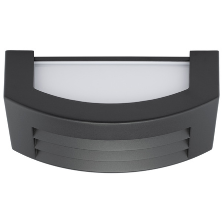 Zahradní nástěnné svítidlo. elevace. venkovní svítidlo E27. tmavě šedá IP54