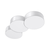 Stropní světlo SOLLUX CIRCLE 3A 6xE27 Plafond White pro povrchovou montáž