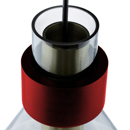 1x E27 Závěsná lampa, tmavé sklo ZWIS UMBRA LUMILED