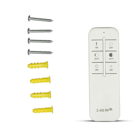 LED závěsná lampa 60W CCT stmívatelná s dálkovým ovládáním SOFT LIGHTS VT-7606 V-TAC