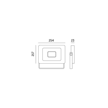 Venkovní LED reflektor Zahrada 100W 8700lm 6500K Cold 120° IP65 IK05 Black Mh Kobi