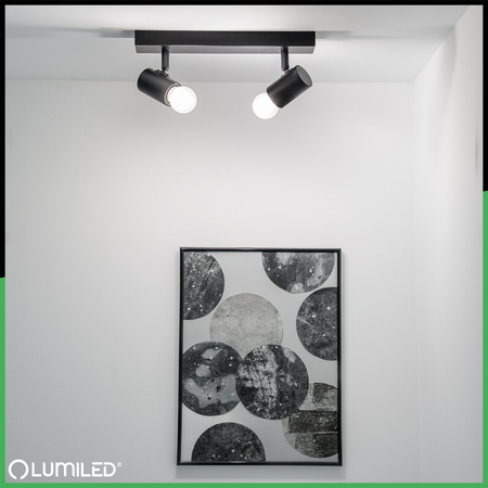 SPOT TUBA Reflektor Halogenové stropní svítidlo 2x E27 GLASA LUMILED