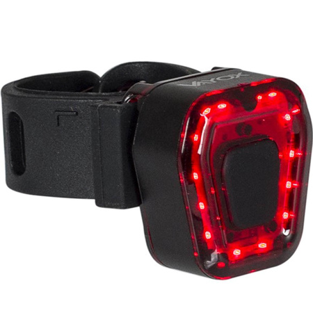 Zadní světlo na kolo LED zadní světlo USB červené s dobíjecí baterií 5 světelných režimů VAYOX