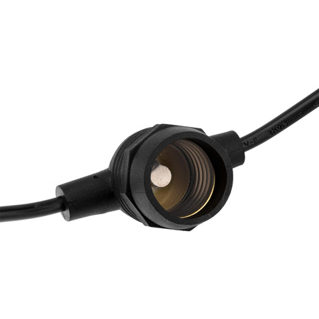 Venkovní řetěz 10m, 10x E27 Žárovky 7W 4000K NARCI LUMILED