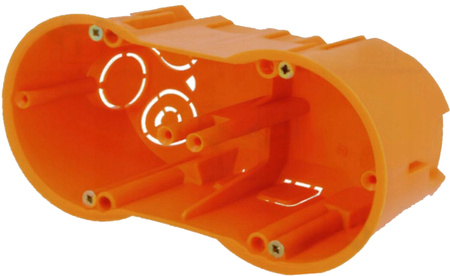 Dvojitá koncová skříň. zapuštěná. elektrická instalace. PK60 PAWBOL