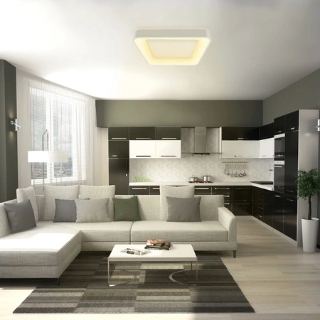 Plafond LED stropní svítidlo pro povrchovou montáž 72W 7500lm 2700-6000K CCT White Stmívatelné + dálkové ovládání EDGE Videx