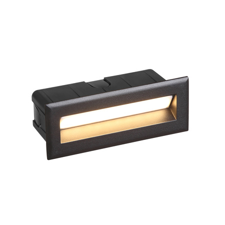 Venkovní zahradní fasádní svítidlo BAY LED M 8165 5W 3000K zápustná černá Nowodvorski