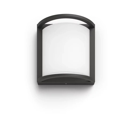 Zahradní lampa LED nástěnná lampa SAMONDRA myGarden 12W 4000K IP44 Antracit PHILIPS