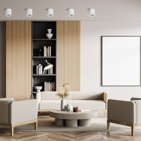 Halogenové bodové svítidlo pro povrchovou montáž GU10 Round White OH36 Kobi