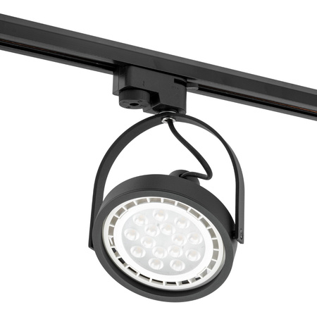 Kolejové bodové svítidlo LEON ES111 stropní svítidlo Pohyblivé černé