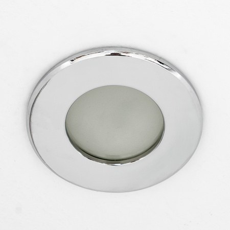 Halogenová Osvětlení Podhledová Koupelnová Hermetická GU10, IP44 Stálá Chrom AQUS LUMILED