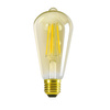 LED žárovka E27 Edison ST64 7W = 55W 725lm 2700K teplá bílá Amber XLED Filament Kanlux