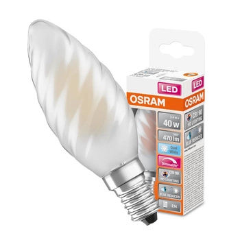 E14 BW35 LED žárovka 3.4W = 40W 470lm 4000K Neutrální bila 300° CRI90 Filament OSRAM SUPERSTAR+ Stmívatelné