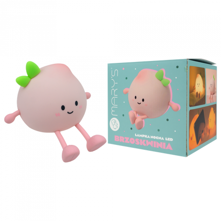 MARY'S DĚTSKÉ NOČNÍ SVĚTLO LED 2,5W 3000K Teplé dobíjecí 600mAh Růžové BRUSSWIN