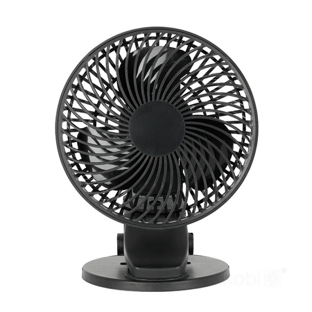 Stolní ventilátor s klipem Přenosný dobíjecí USB-C černý Viento Windstar Kobi