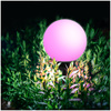 Venkovní solární LED zahradní lampa 0,12W RGB černá IP44 Sphere Kobi
