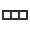 3násobný horizontální rám pro Triple Asphora Socket. Antracit