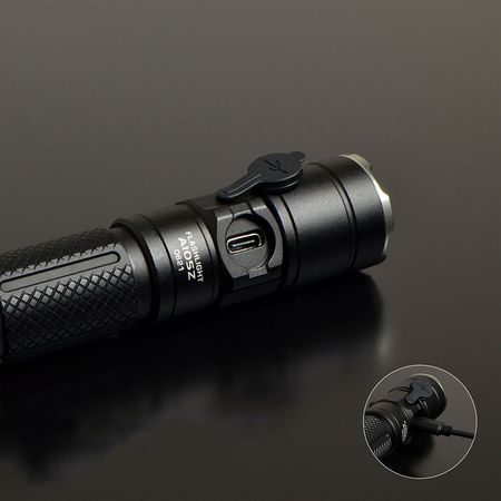 Nabíjecí ruční svítilna LED 10W 1200lm Zoom 6 režimů USB-C IP44 Videx