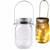 LED solární závěsné zahradní svítidlo LANTERN JAR 3000K sklo GOLDLUX (Polux)