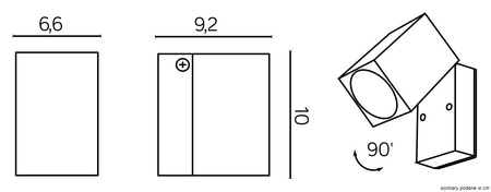 Venkovní zahradní fasádní svítidlo WALL LED Mini 5005 DG GU10 Su-Ma