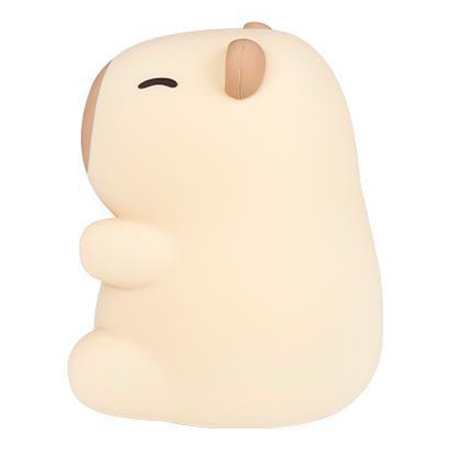 LED dětské dekorativní noční světlo Capybara 2,5W 18lm 3000K teplá bílá RGB 360° Brown Masterled