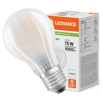 LED žárovka A60 E27 7,5W = 75W 1055lm 4000K neutrální bílá FILAMENT LEDVANCE