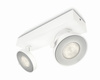 LED stropní svítidlo 2x 4,5W 2700K stmívatelné CLOCKWORK Moving White PHILIPS