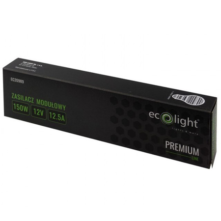 Modulární napájecí zdroj LED Slim Premium 150W 12V Ecolight
