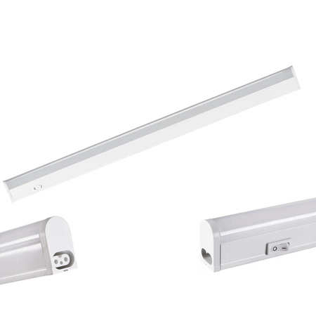 Lineární světlo LED pod skříňku 5W 490lm 4000K neutrální 150° obdélníková bílá Mera Kanlux