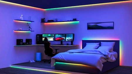 LED pásek 36W RGBIC 20m Smart SMART WiFi Bluetooth Aplikace WiZ