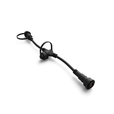 Konektory pro nízkonapěťové žárovky KONEKTOR GardenLink 12V IP65 6 ks 28cm Černý PHILIPS