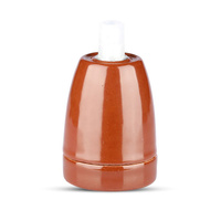 Závěsné svítidlo E27 Porcelánové stínidlo hnědé VT-799 V-TAC
