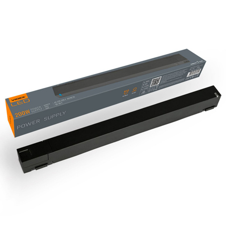 Napájecí zdroj pro magnetickou lištu Slim 220-240V černý VIDEX