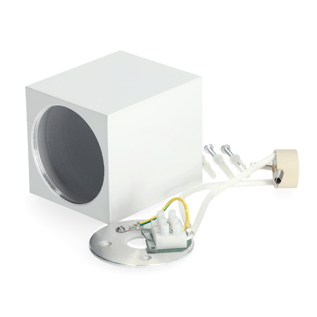 Halogenové svítidlo pro povrchovou montáž Vodotěsný hliník GU10 IP44 Bílý Aquarius Kobi