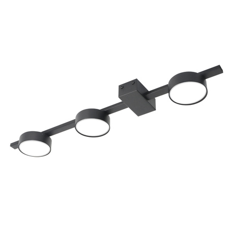 Bodové stropní svítidlo 3x GX53 černé JOY Sanico Goldlux