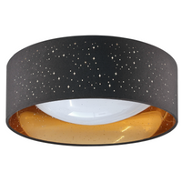 Stropní svítidlo LED PLAFON Lamp TULUZA 18W 1850lm 4000K 32cm Black GOLDLUX (Polux)
