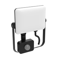 LED reflektor 30W 2700lm 4000K neutrální 120° černý IP65 mléčný Sanico Goldlux