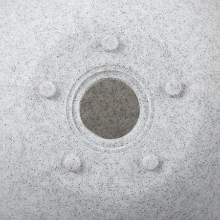 Kamenná koule Stono E27 IP65 49cm šedá KANLUX Venkovní zahradní svítidlo s nárazníkem