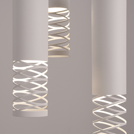 Stropní závěsné svítidlo 3x GU10 White LAMI Ocean Green SL.1689 Sollux