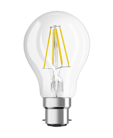 3PAK LED žárovka B22d A60 6,5W = 60W 806lm 2700K Warm 360° Filament OSRAM
